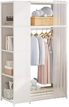 Amazon｜ワードローブクローゼット ワードローブ 収納 ハンガーラック